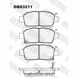 DBS3211 (SP601) (T3098) * Toyota Yaris 99-05 fata 
