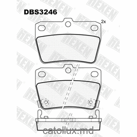 DBS3246 (SP 309) (T1371) * Toyota RAV 4  2000-2005 spate 