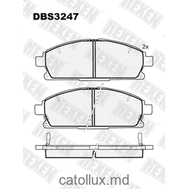 DBS3247 (SP 338) (T1273) * Infiniti Q45,QX4 / Nissan Pathfinder,X-Trail fata 