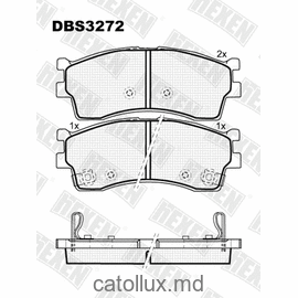 DBS3272 (SP 441) (T1335) * Kia Carens,Clarus,Rio,Sephia  fata 