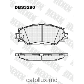 DBS3290 (SP 377) (T1580) * Toyota Auris,Corolla,RAV 4,Urban Cruiser  fata 