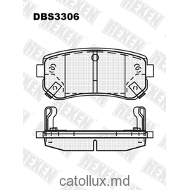 DBS3306 (SP 380) (T1592) * Hyundai Accent,i30 / Kia Ceed,Pride,Rio spate 