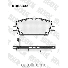 DBS3333 (T1586) * Honda Civic (05-)  fata 
