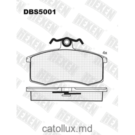 DBS5001 (SP 101)* Lada Samara 2108 - 2110 fata 