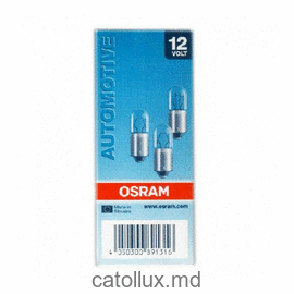 Автолампа OSRAM 12V T4W BA9s (3893) 