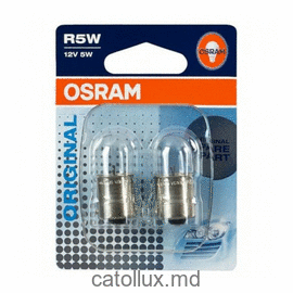 Автолампа OSRAM 12V R5W BA15s (5007-02B) 