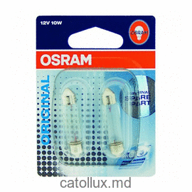 Автолампа OSRAM 12V C10W SV8.5-8 (6411-02B) 