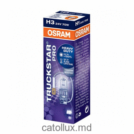 Bec auto OSRAM H3 TRUCKSTAR PRO 24V 70W PK22s (64156TSP) 