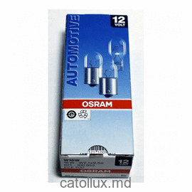 Автолампа OSRAM 12V W16W W2.1x9.5d (921) 