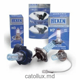 Автомобильная Лампочка Hexen H3 12V 55W Pk22s Super Blue+30% (2312SBB(BL2)) 