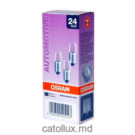 Автолампа OSRAM 24V T4W BA9s (3930) 