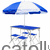 Umbrelă de picnic cu suport (înălțime 1,8 m, D-2 m) NC-18-UB001 