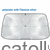 Parasolar pe parbriz cu două straturi și suport NC-04-CP001 140*79 