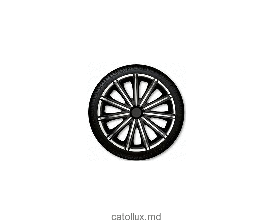 Колпаки для колес  13 Nero Black Silver 