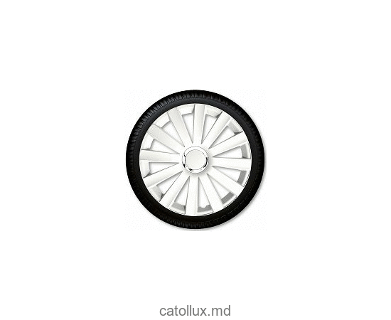 Колпаки для колес  13 Spyder Pro White 