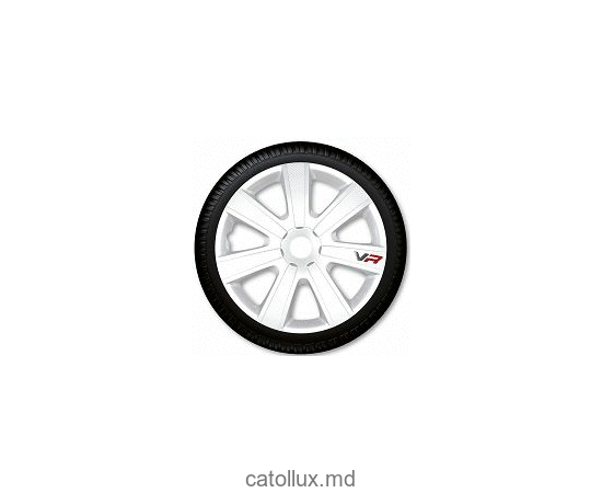 Колпаки для колес  13 VR CARBON WHITE 