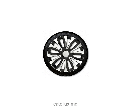 Колпаки для колес  13 AVALONE SILVER & BLACK 