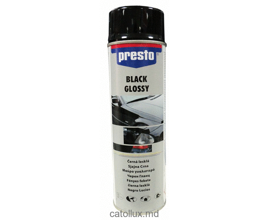 Vopsea (negru lucios) 428948 PRESTO 500 ml. 