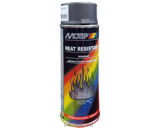 Краска термостойкая Motip 04030 серая 400 ml 