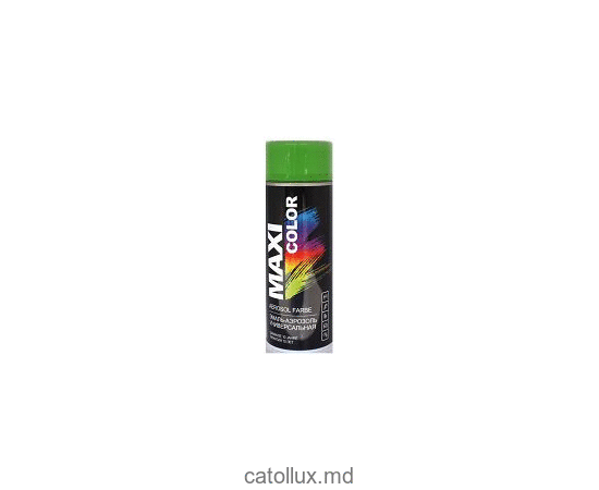 Аэрозольная краска MX6002 Maxi Color RAL6002 зелёный 400ml 