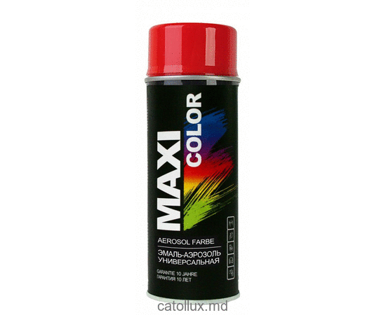 Аэрозольная краска MX3020 Maxi Color RAL3020 красный 400ml 