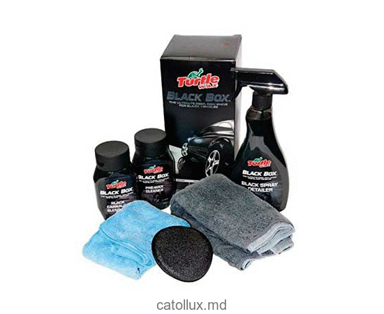 Set pentru lustruire si curatare  caroserie Turtle Wax FG6597  Black Box 