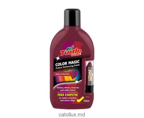 Turtle Wax  FG6904 Color Magic Plus Polish Dark Red 500ml 