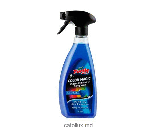 Turtle Wax Color Magic Colour Enhancing Spray Wax - Dark Blue - 500ml 