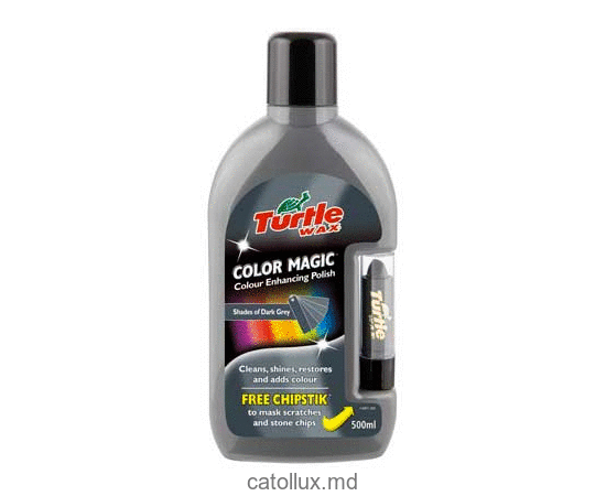 Turtle Wax FG6901 Color Magic Plus Polish Dark Grey 500ml 