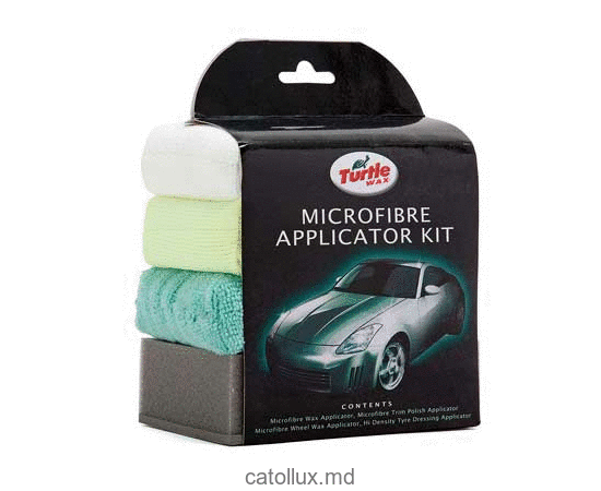 Комплект ткани  микрофибра Turtle Wax Microfibre Applicator Kit 