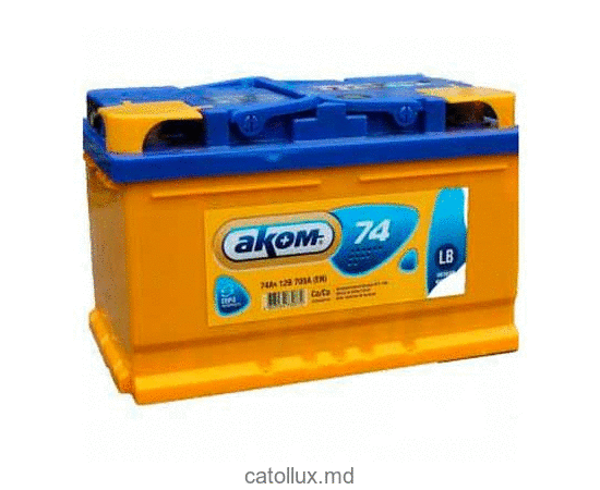 Аккумулятор АКОМ 6СТ-74 Евро  VL Euro P+(700 A)  Аккумулятор АКОМ 6СТ-74 Евро  VL Euro P+(700 A)