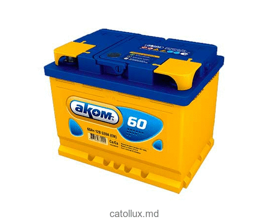 Аккумулятор Аком  6 CT-60 VL Euro P+ (590 A) 