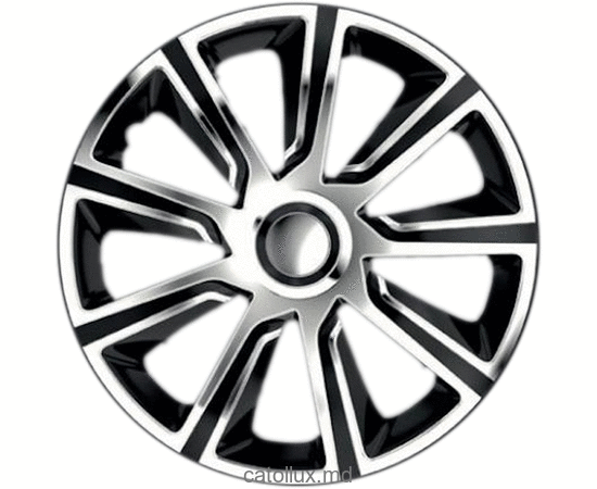 Колпаки для колес  13 VERON CHROME & BLACK 