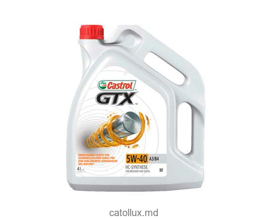 Моторные масла Castrol GTX SAE 5W-40 A3/B4 4л 