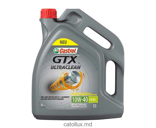 Ulei de motor Castrol GTX Ultraclean 10W-40 A3/B4 5L 