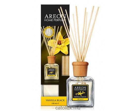 Aromatizator de aer  Areon Home Parfume Sticks Lux 150 ml  Vanilla Black  Aromatizator de aer  Areon Home Parfume Sticks Lux 150 ml  Vanilla Black