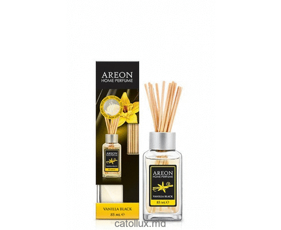Aromatizator de aer Areon Home Parfume Sticks 85ml Vanilla Black 