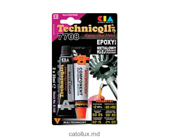 Эпоксидный клей для металла Technicqll E-143  2x20ml 