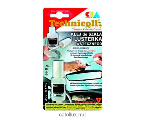 Клей для стекла и зеркала заднего вида Technicqll С-355 8g  Клей для стекла и зеркала заднего вида Technicqll С-355 8g