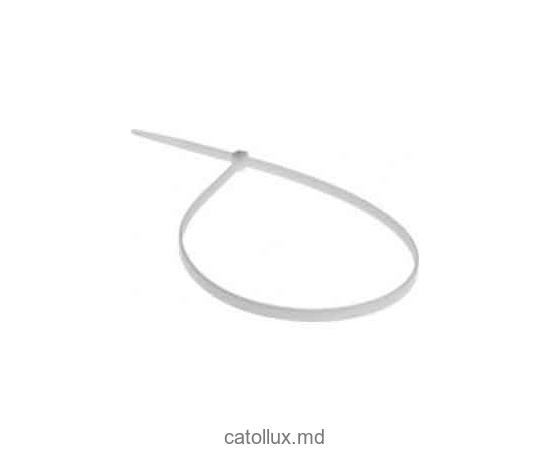 Colier plastic alb 4,8*400 