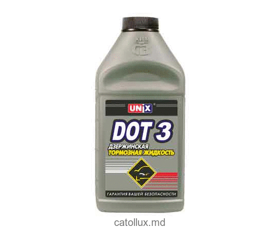 Тормозная жидкость DOT-3 UNiX, 455 гр 