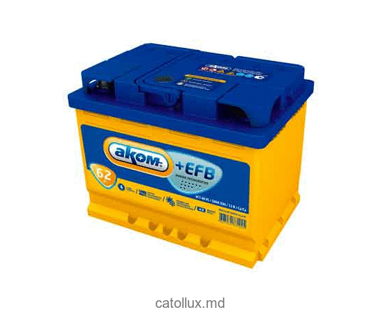 Baterie АКОМ EFB 6СТ-62 Euro 