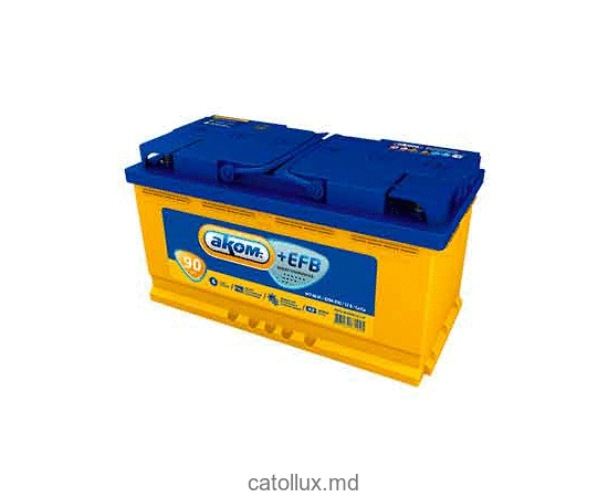 Аккумулятор Аком 6 СТ-90 VL EFB Euro P+(820 A) 