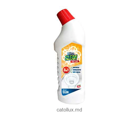 Средство для WC гель без хлора Ultra Clean 1L 