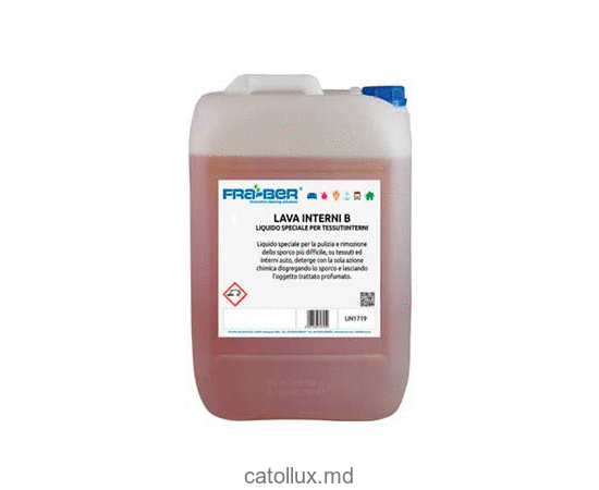 Solutie curatare tapiterie auto Fra-Ber LAVA INTERNI B 5 kg  Solutie curatare tapiterie auto Fra-Ber LAVA INTERNI B 5 kg