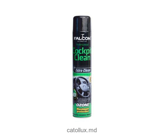 Полироль для панели Falcon Cockpit Spray Denim Black 750ml  Полироль для панели Falcon Cockpit Spray Denim Black 750ml