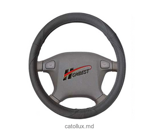 Оплётка руля, кожа (NC-09-401) Black-«M» 