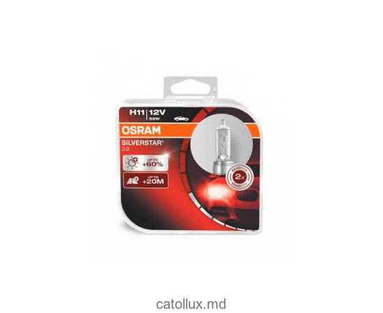Bec Osram Silverstar 2.0 SV2 H11 55W 12V 