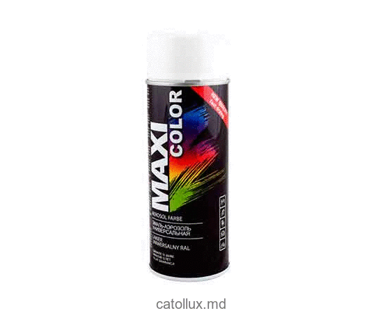 Спрей-краска MX9003 Maxi Color RAL9003 Белая 400ml 