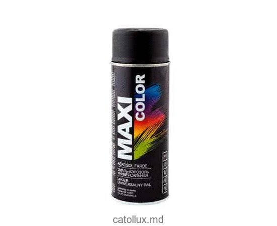 Vopsea spray MX9017 Maxi Color RAL9017 luci negru 400ml 